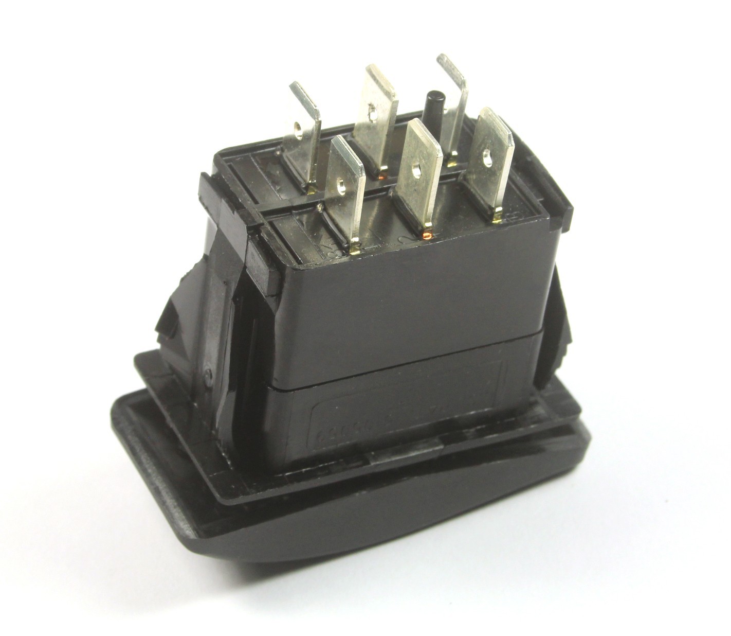 Carling Rocker Switch DPDT, 20A@12VDC, ON-OFF-ON Maintained, 6 Blades CSA UL VDE