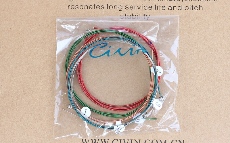 1-2 Sets Guitar Strings 6-12PCS Replacement Steel String for Acoustic Guitar US