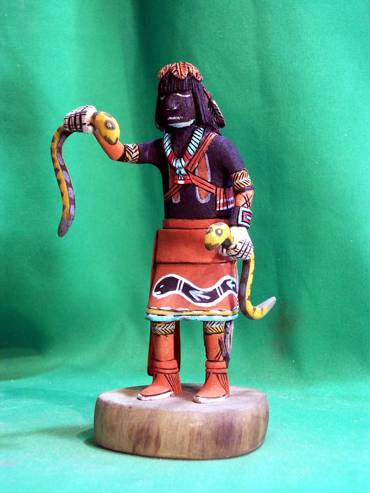 Hopi Kachina Doll - Ongchomo, The Snake Dancer - Incredible!