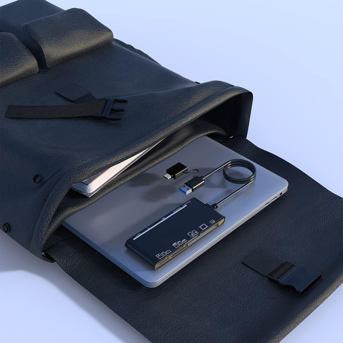 7 in 1 High Speed USB 3.0 USB C Memory Card Reader Adapter for Micro SD TF CF XD