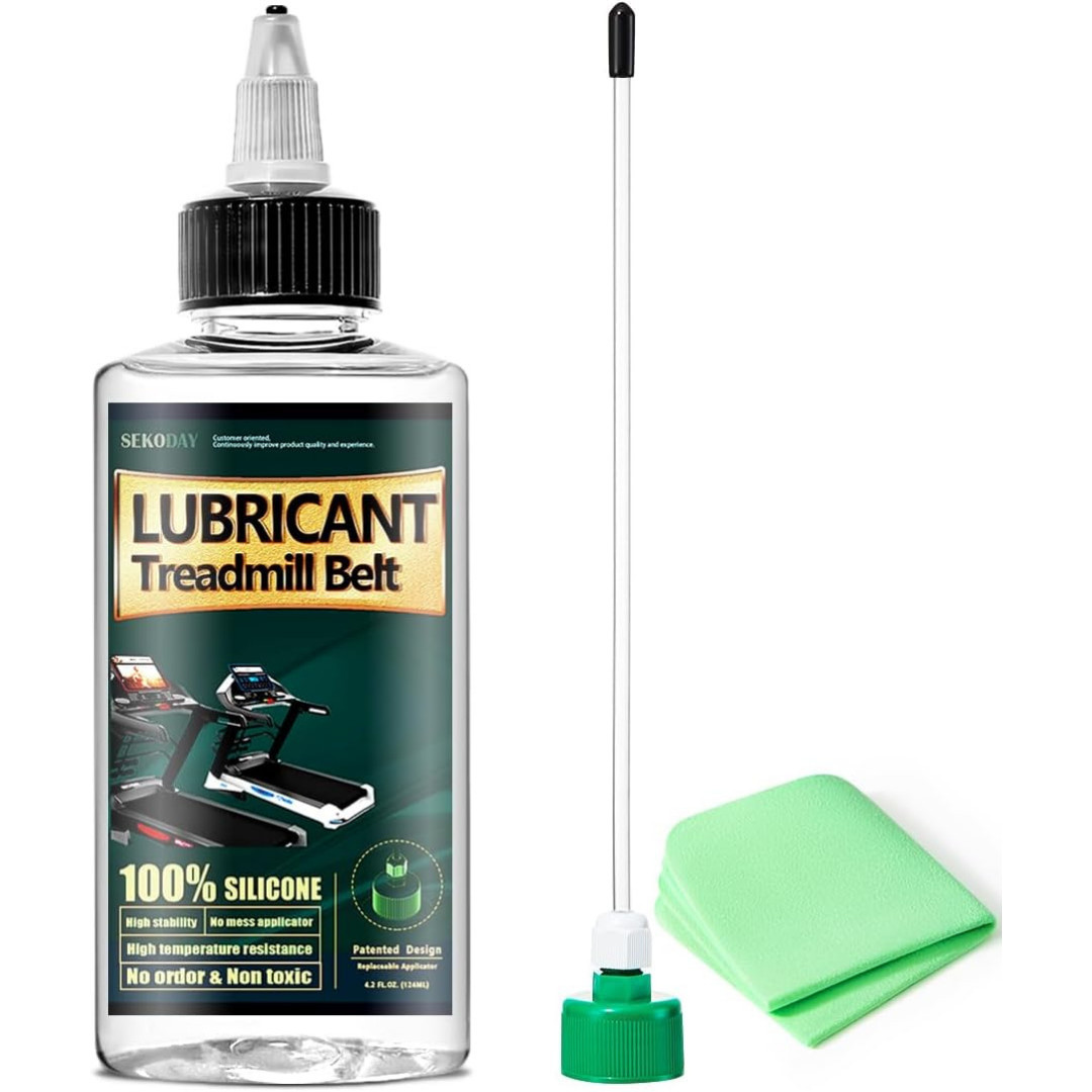 Silicone Treadmill Belt Lubricant 4.2ozHigh Temp Resistant w/ Applicator Tubes