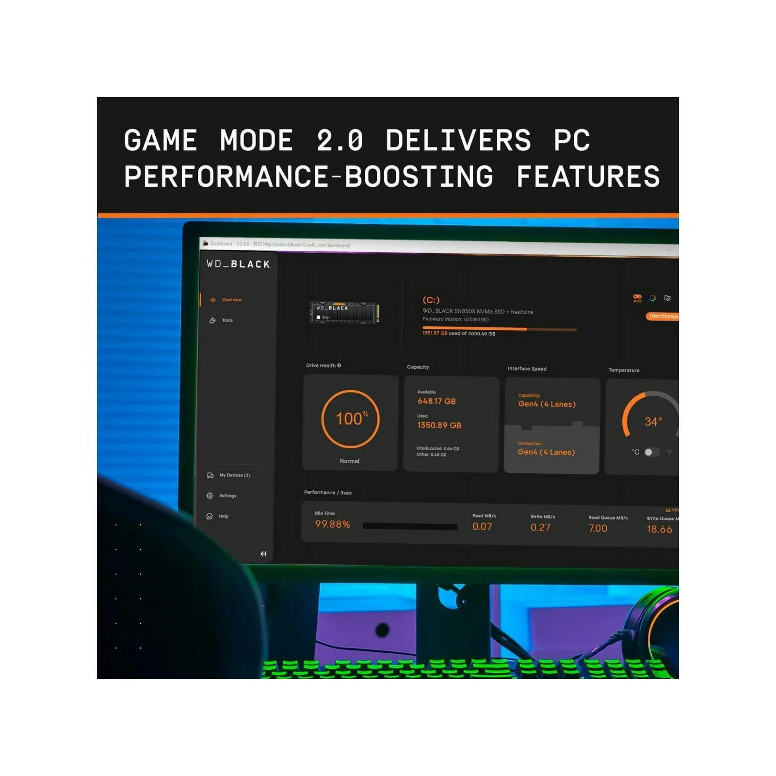 SALE WD_BLACK SN850X 8TB NVMe Gen4 Gaming SSD M.2 2280 High-Speed Internal Drive