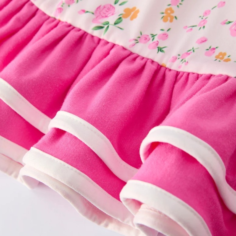 NEW Boutique Easter Bunny Rabbit Girls Floral Sleeveless Ruffle Dress