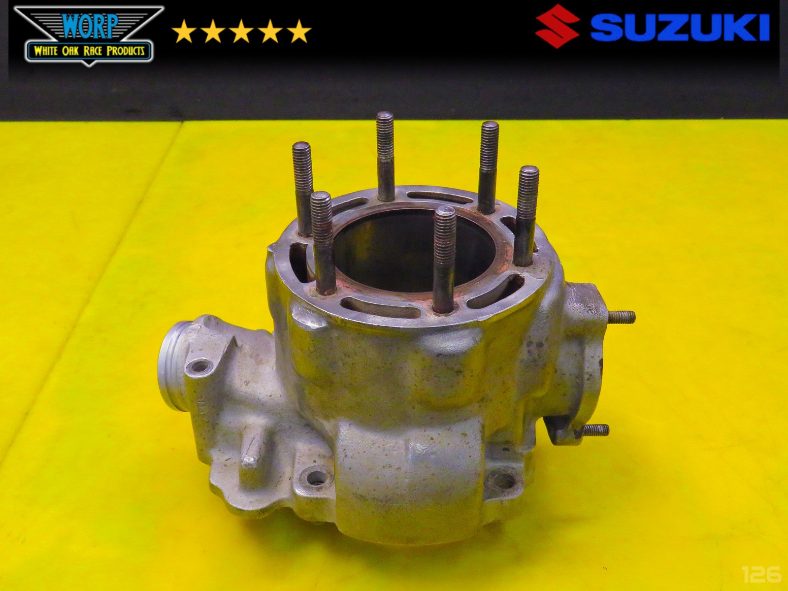 1986 SUZUKI LT250R ENGINE CYLINDER BARREL JUG TOP END + PISTON 70MM 85-92