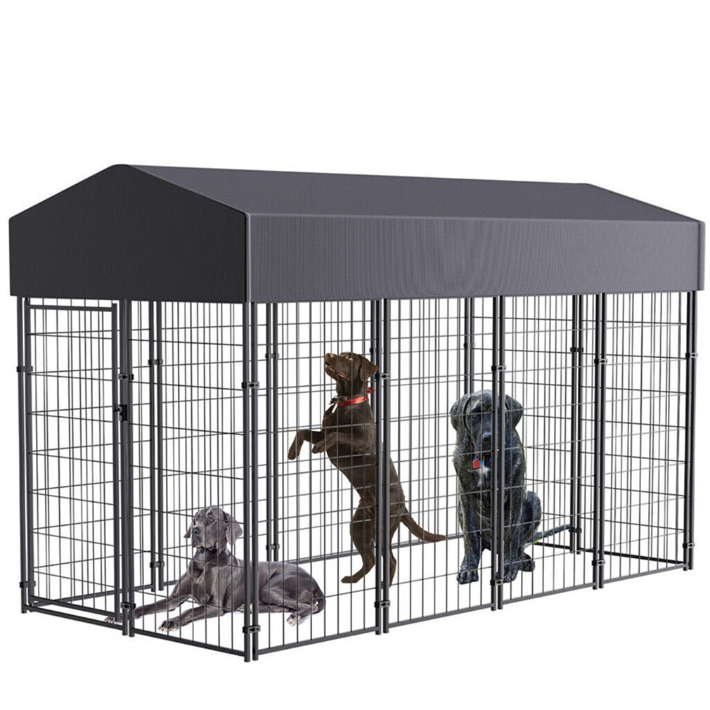 Oversized Large Dog Kennel Outdoor Anti-UV Dog Playpen House Fence Pet Crate