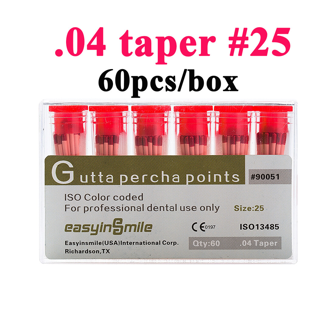 Dental Endo Gutta Percha Points Endodontic Obturation 02.04.06 Taper Easyinsmile