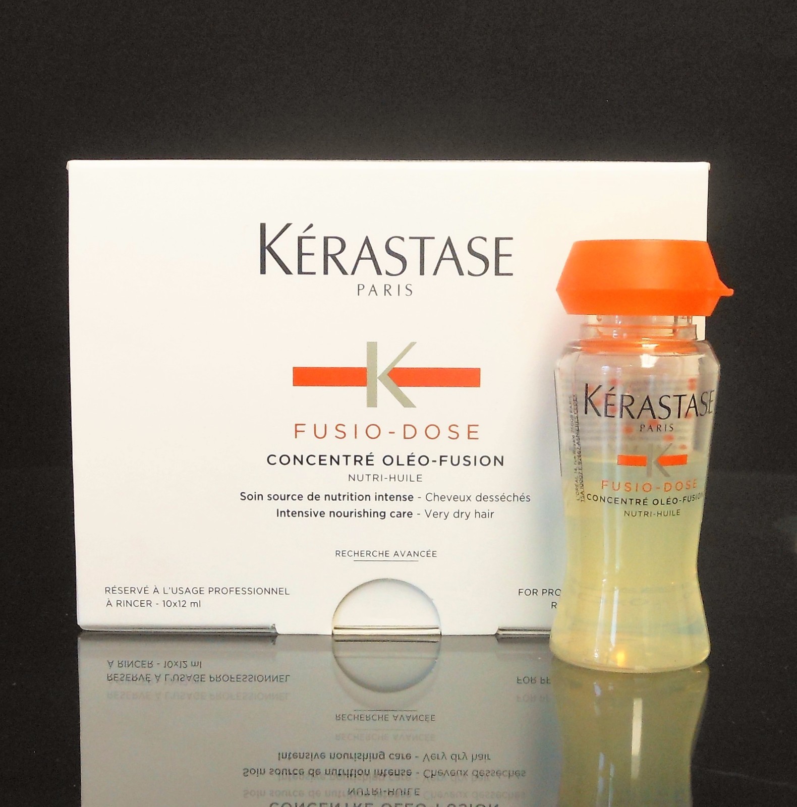 KERASTASE FUSIO DOSE CONCENTRE OLEO FUSION 10 x 12ml VIALS, WITH SPRAYER