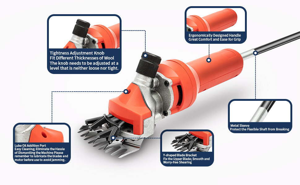 Wool Clipper Shears Cutter Electric Flexible Shaft Sheep Goat Shearing Machine