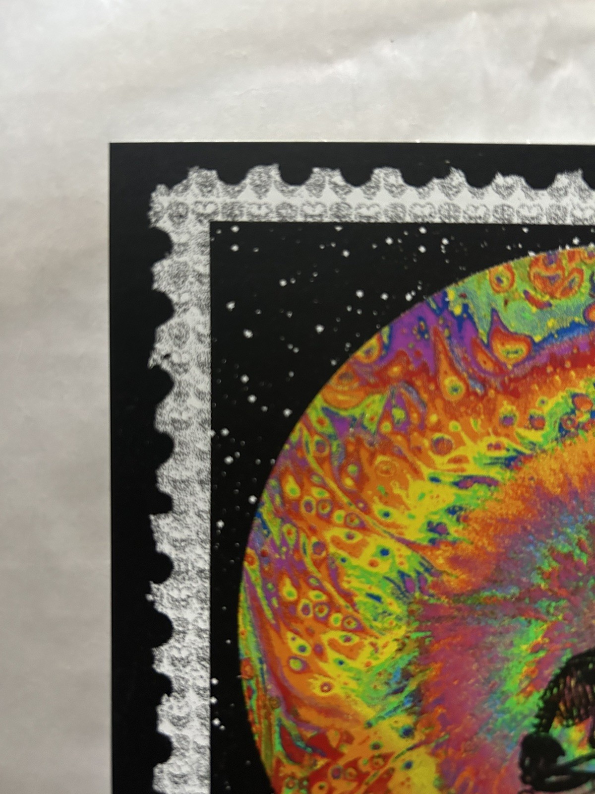 Emek Handbill SIGNED Bicycle Day 2018 Screen Print Not Grateful Dead LSD 6x6"