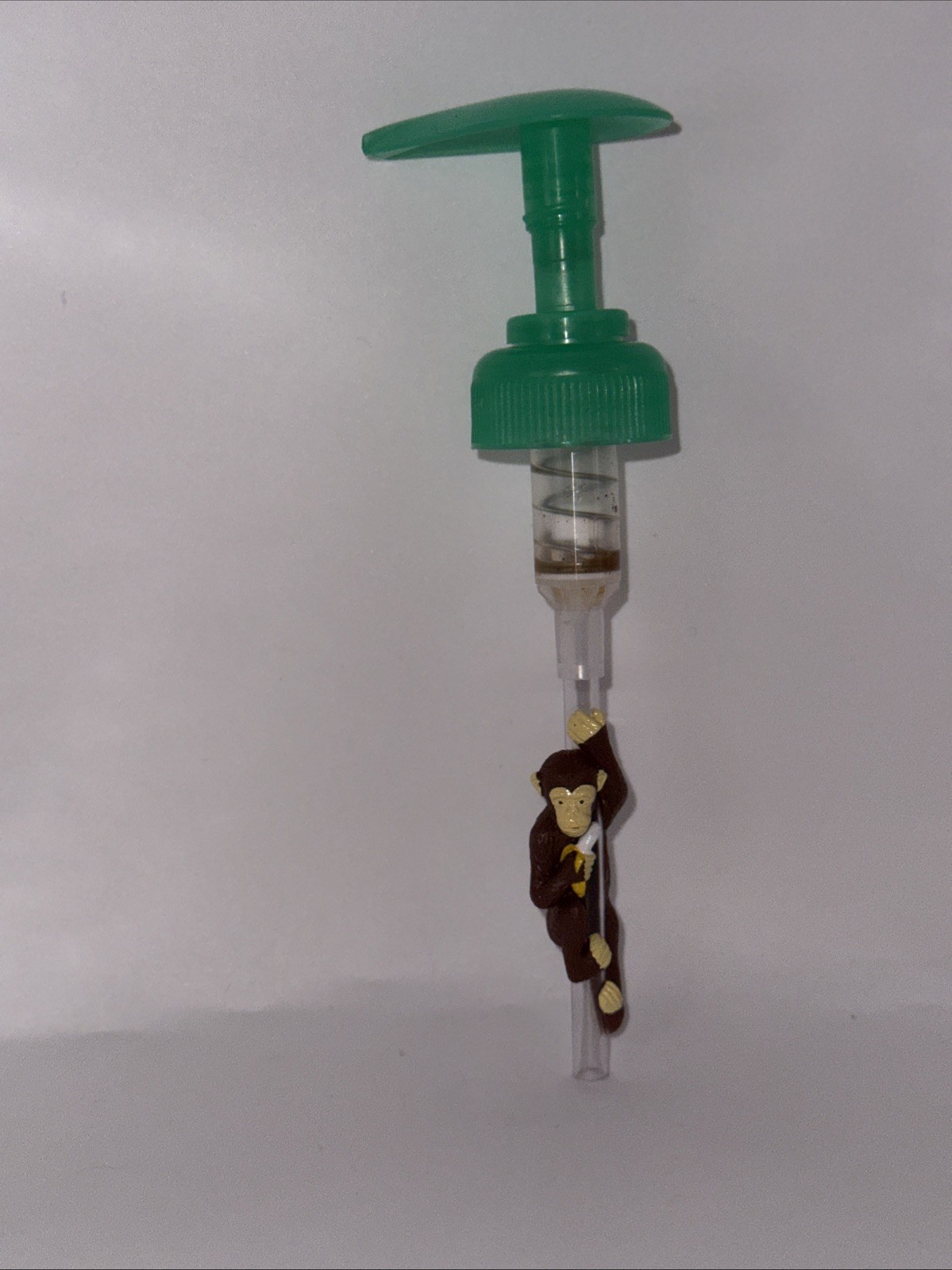 Vintage Monkey Hold Banana Animal Softsoap Hand Soap Pump Only See Description