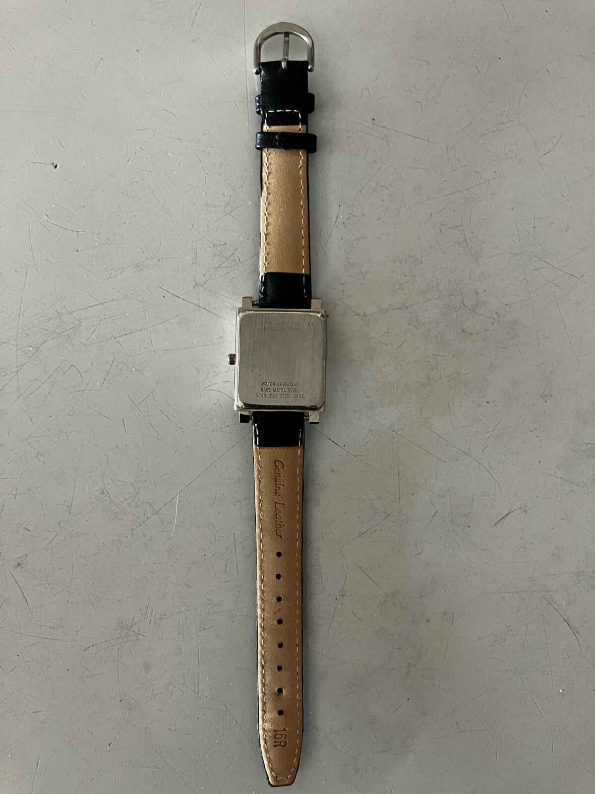 TFX Trump Marina V.I.P. Wrist Watch by Bulova Genuine Black Leather Band