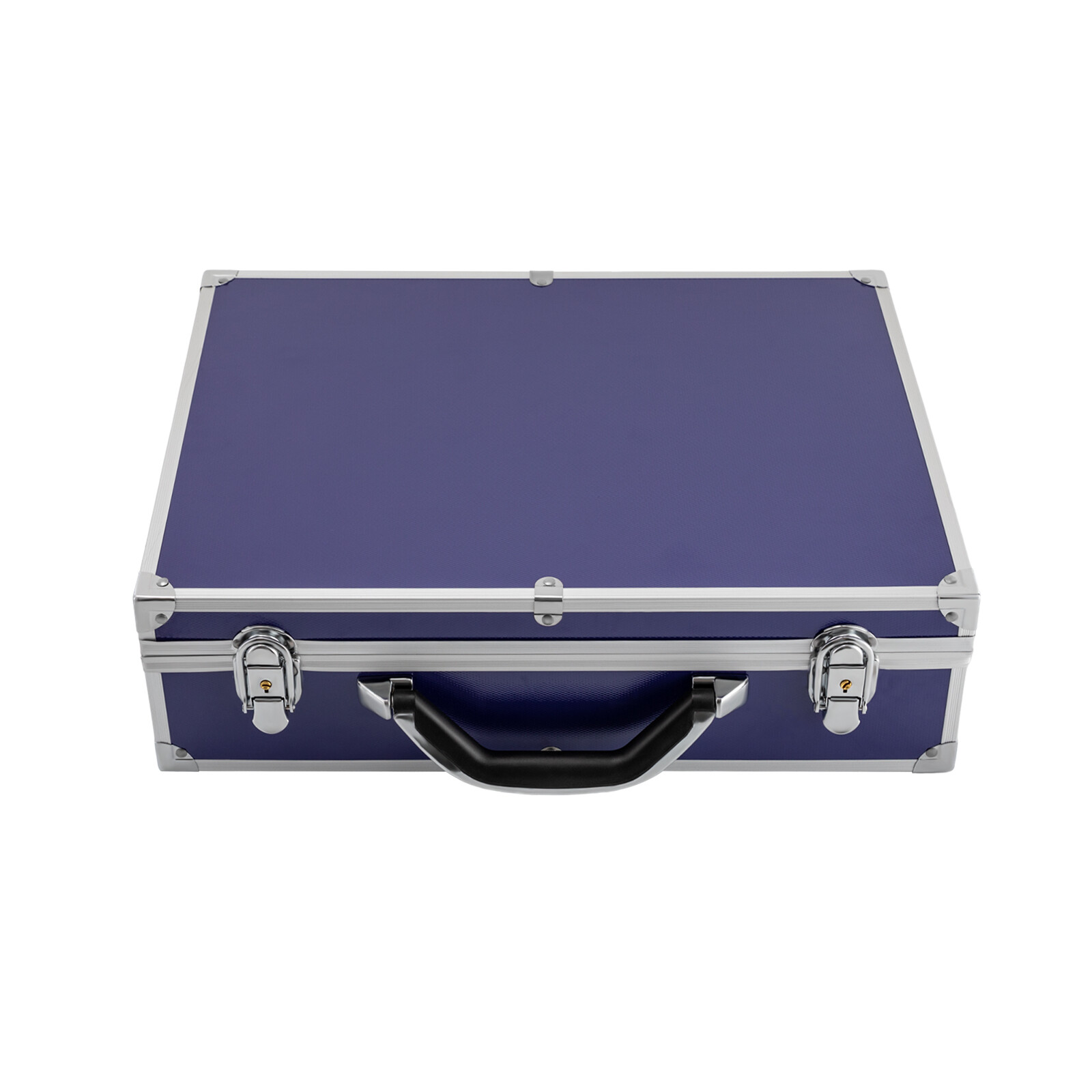 100 Graded Certified Coin Slab Aluminum Blue Storage Travel Box Protector Case