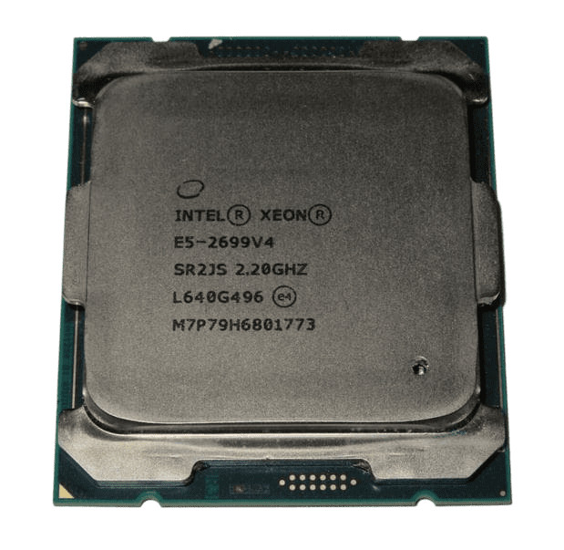 Matched Pair _ Intel Xeon E5-2699 V4 2.2GHz 55MB 22 Core 9.6GT/s 145W CPU SR2JS