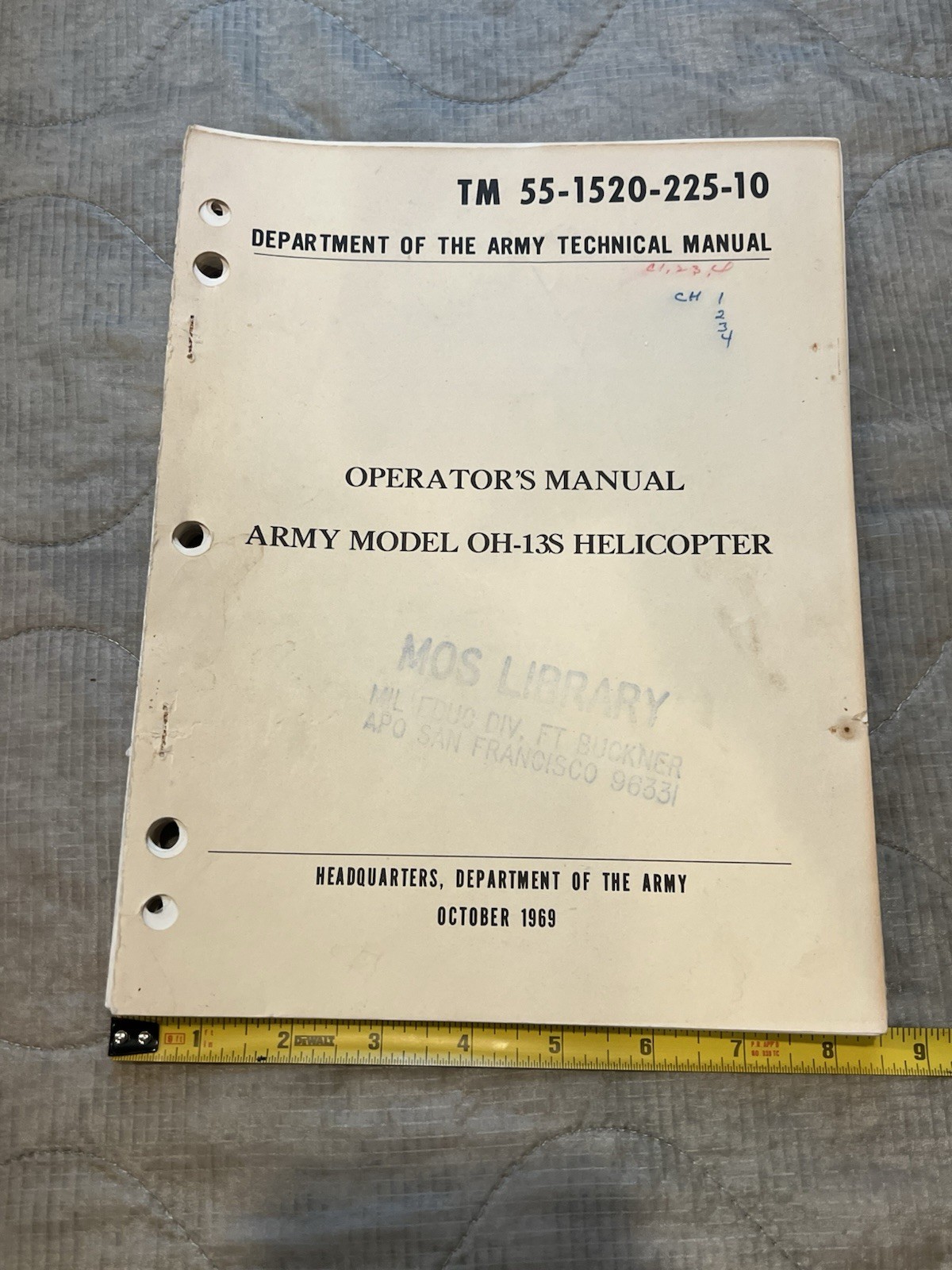 Bell Helicopter OH-13S Sioux Operater’s Flight Manual - October 1969 - Bell 47