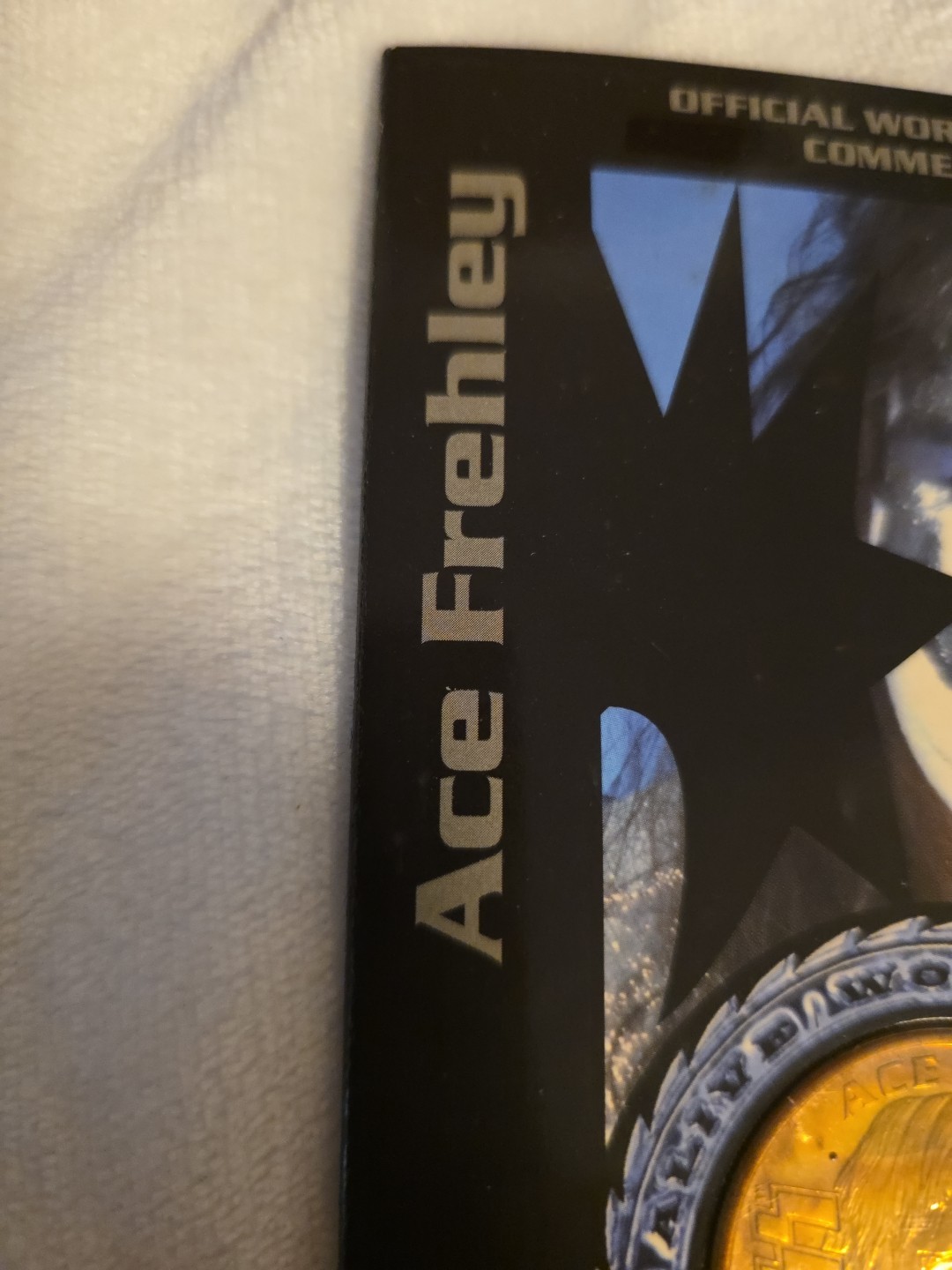 Liberty Mint KISS Ace Frehley Commemorative Bronze Medal 1996-1997