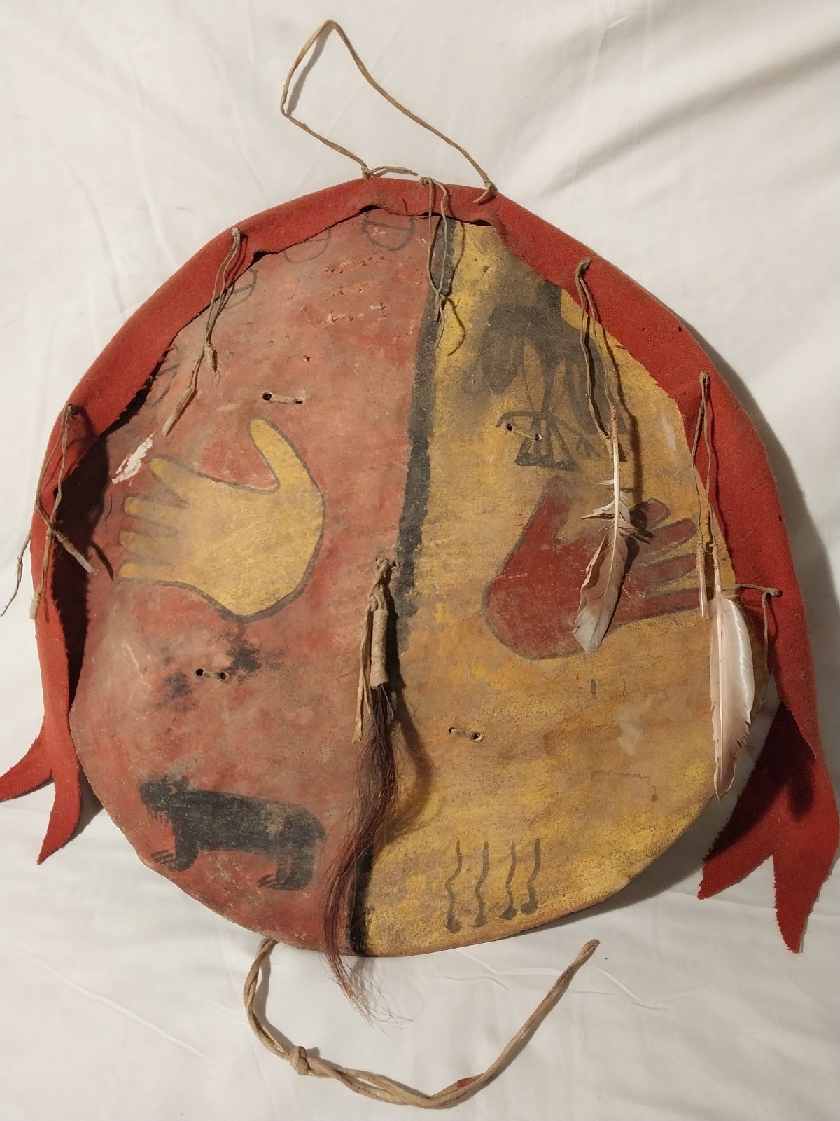 Native American Shield Plains Style Old Unsigned