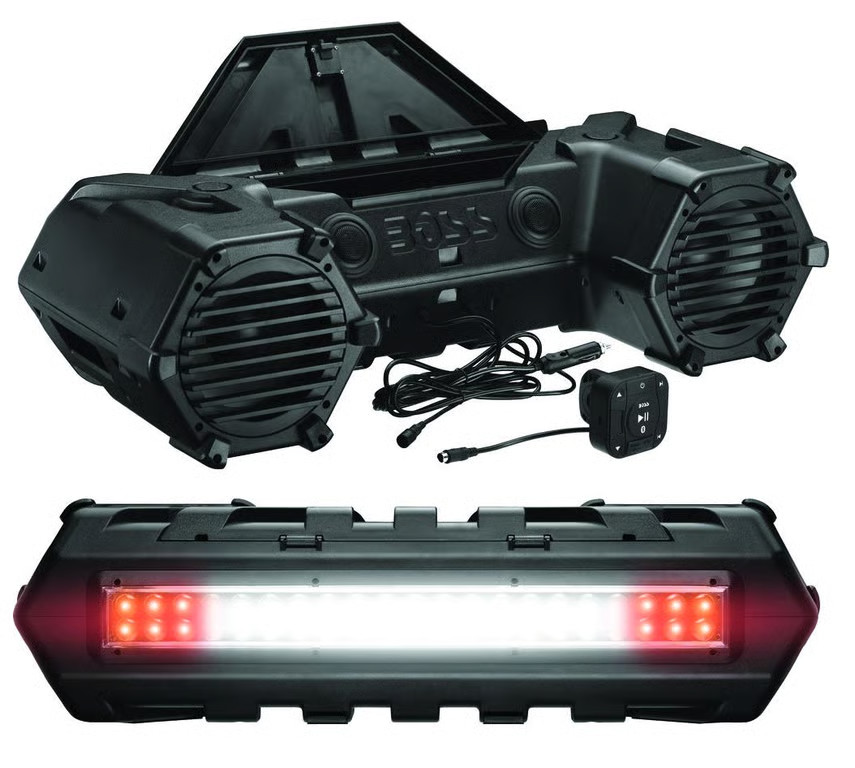 Boss Audio All Terrain Sound System - 800W. - 6.5in. Bluetooth ATV/UTV ATVB95LED