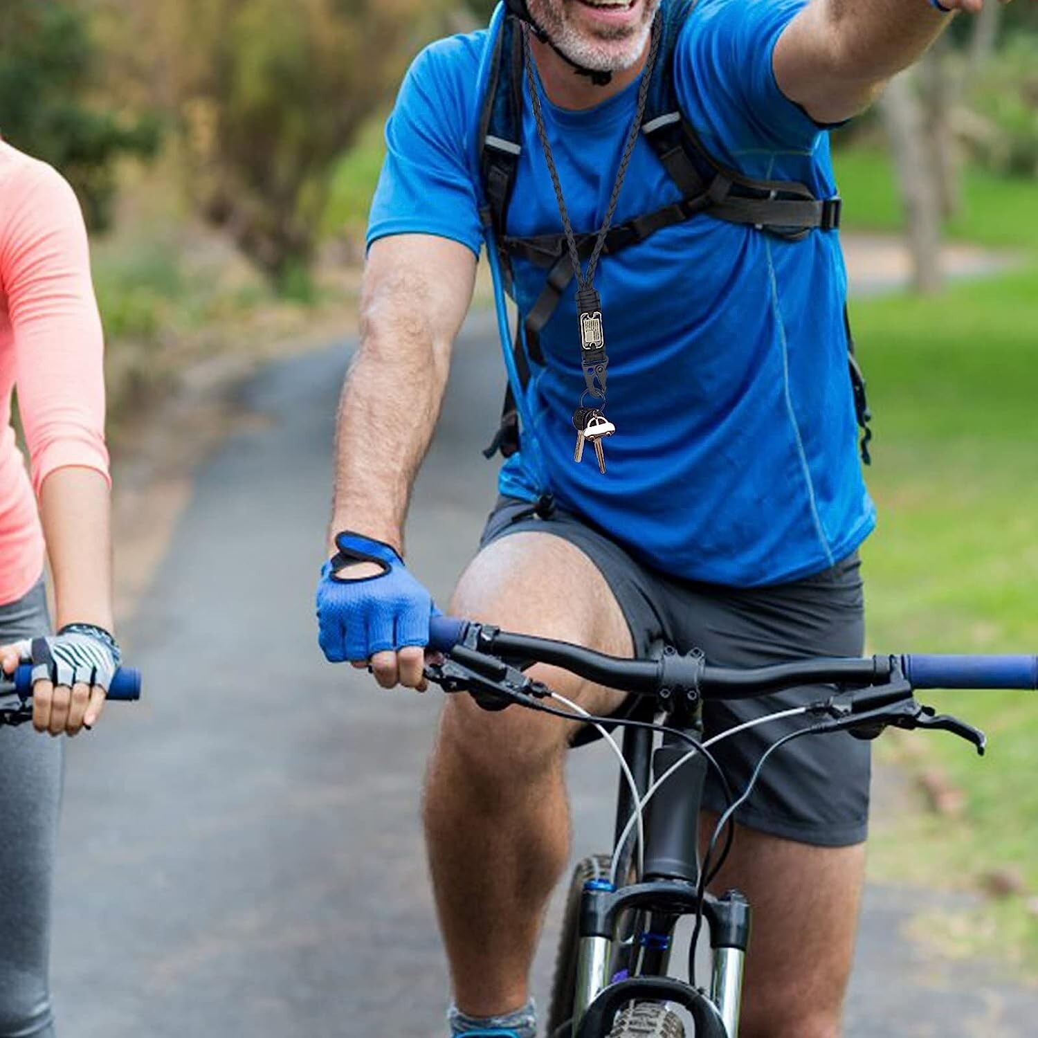 Key Lanyard Neck Lanyard Phone Lanyard Credential Holder Strap Paracord Lanyard