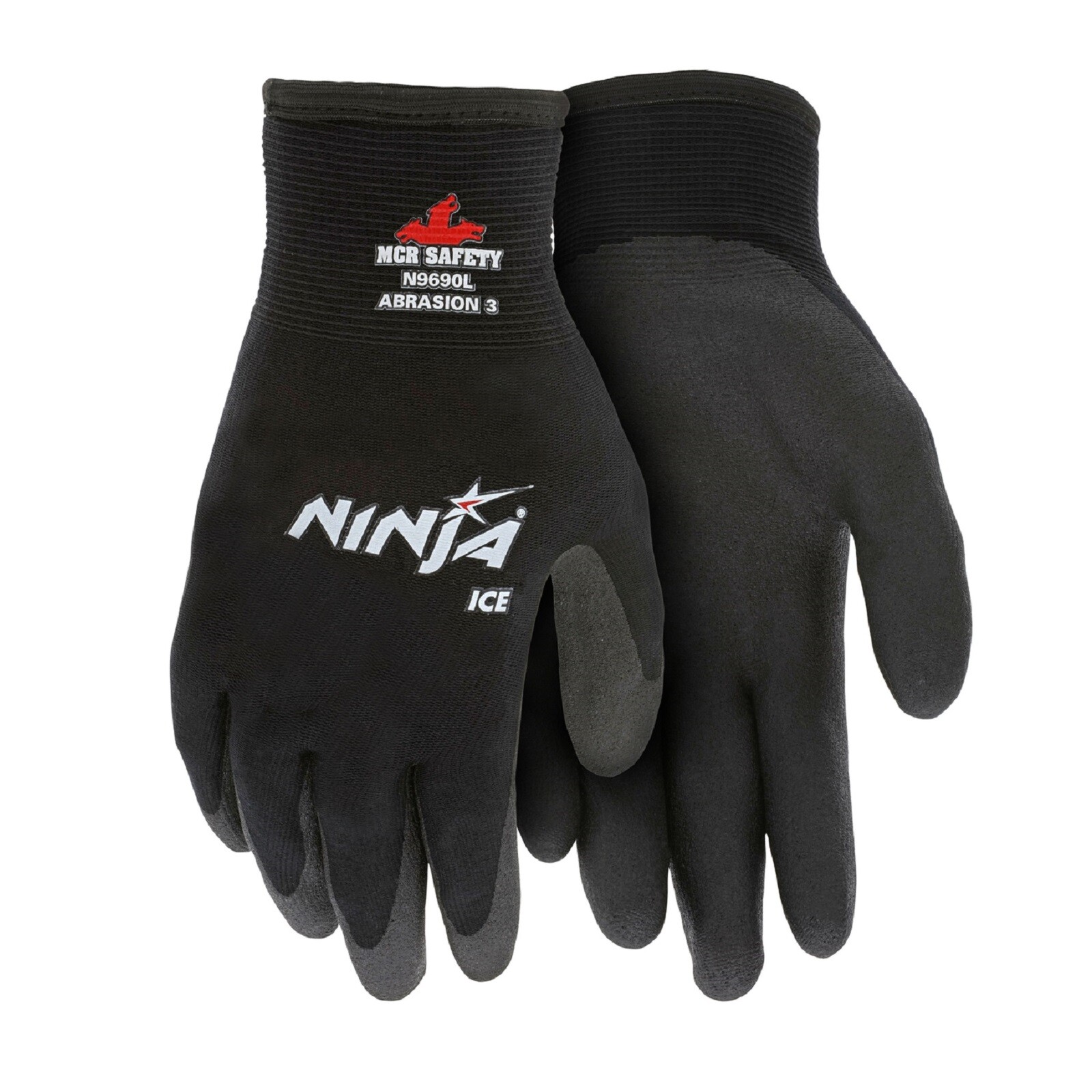N9690 Ninja Ice Insulated Cold Weather Warm Winter Safety WORK GLOVES 2 PAIR