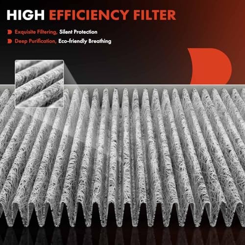 2-PC Cabin Air Filter with Activated Carbon Compatible with Nissan & Infiniti