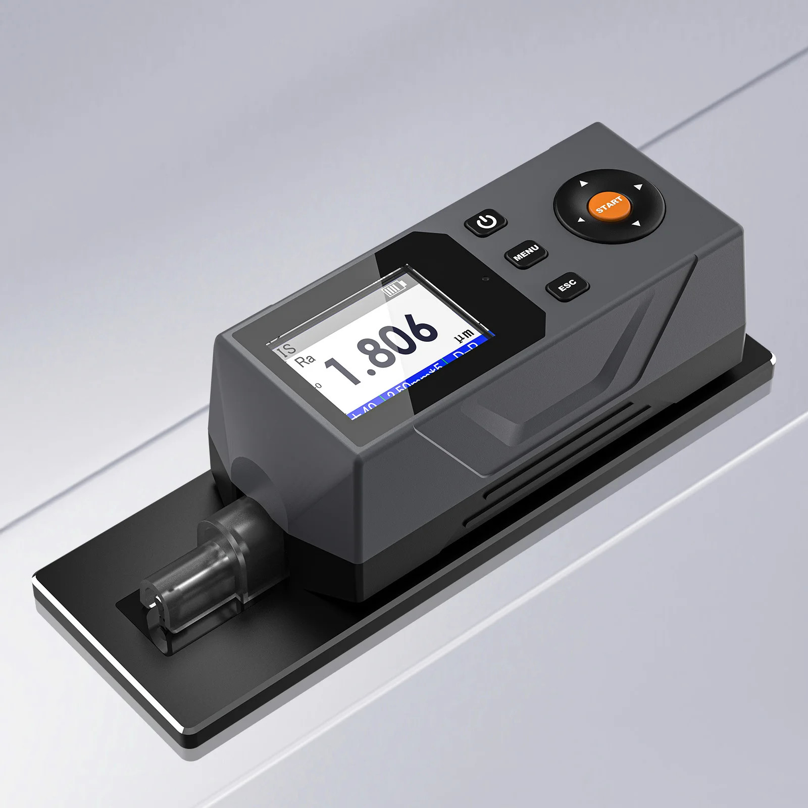 Surface Roughness Tester 0.001μm Ra Rz Rq & 12+ Parameters High Precision