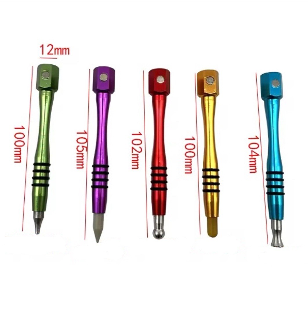 Aluminum 5pc PDR Knockdown Tool Kit Magnetic Paintless Dent Repair Glue Pull 💥