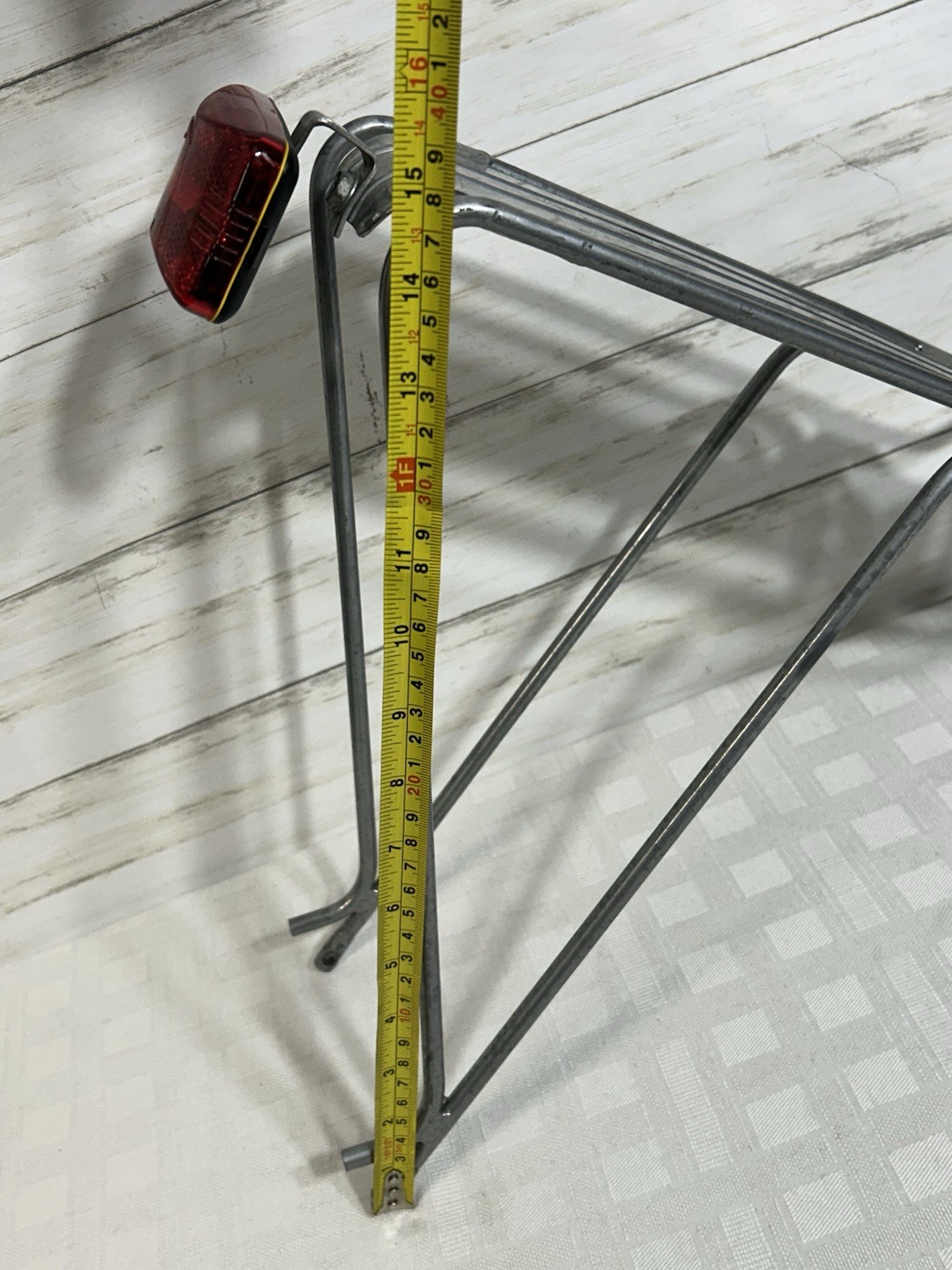 Vtg. TREK USA Aluminum Rear Mountain Road Hybrid Bike Rack Cargo Carrier Silver