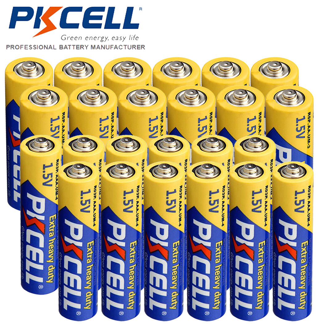 Up to 100x 1.5V AA AAA Batteries R03P R6P PC1500 E92 Zinc-Carbon for Toys Remote
