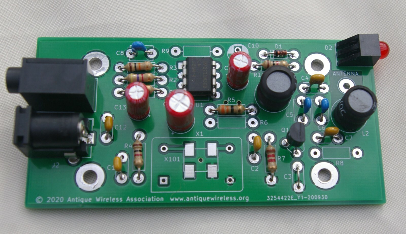 AM Transmitter Bare Printed Circuit Board – Vintage Antique Radio - Ham