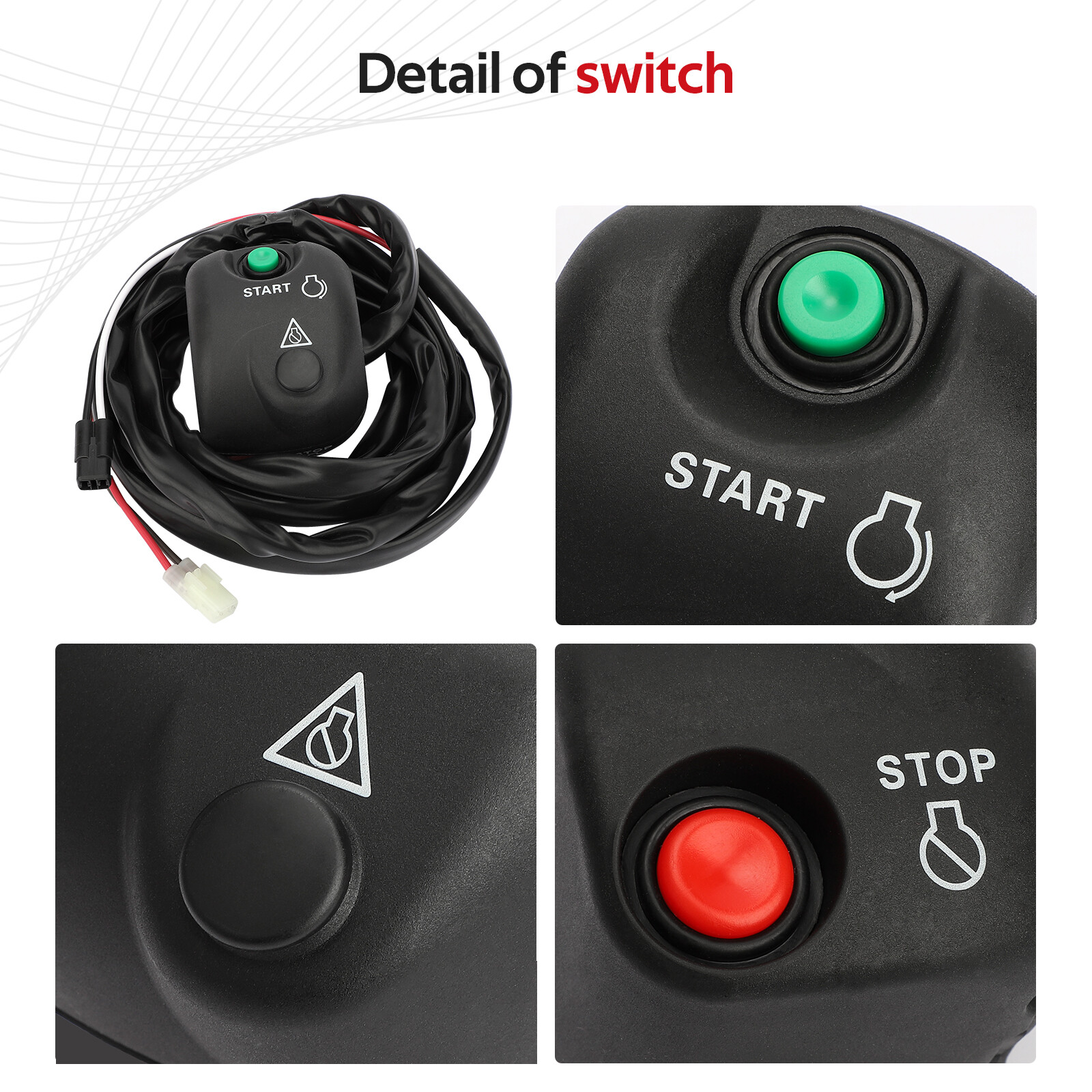 Handlebar Start Stop Switch Box w/Lanyard for Yamaha WaveRunner Superjet 700