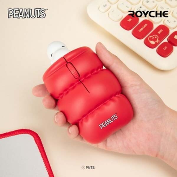 PEANUTS Snoopy Figure Bluetooth + 2.4Ghz Wireless Mouse