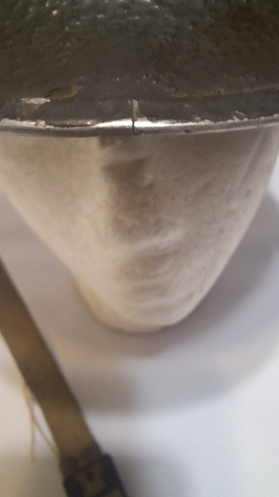 WW II US Military M1 Front Seam Swival Bale Helmet With Liner