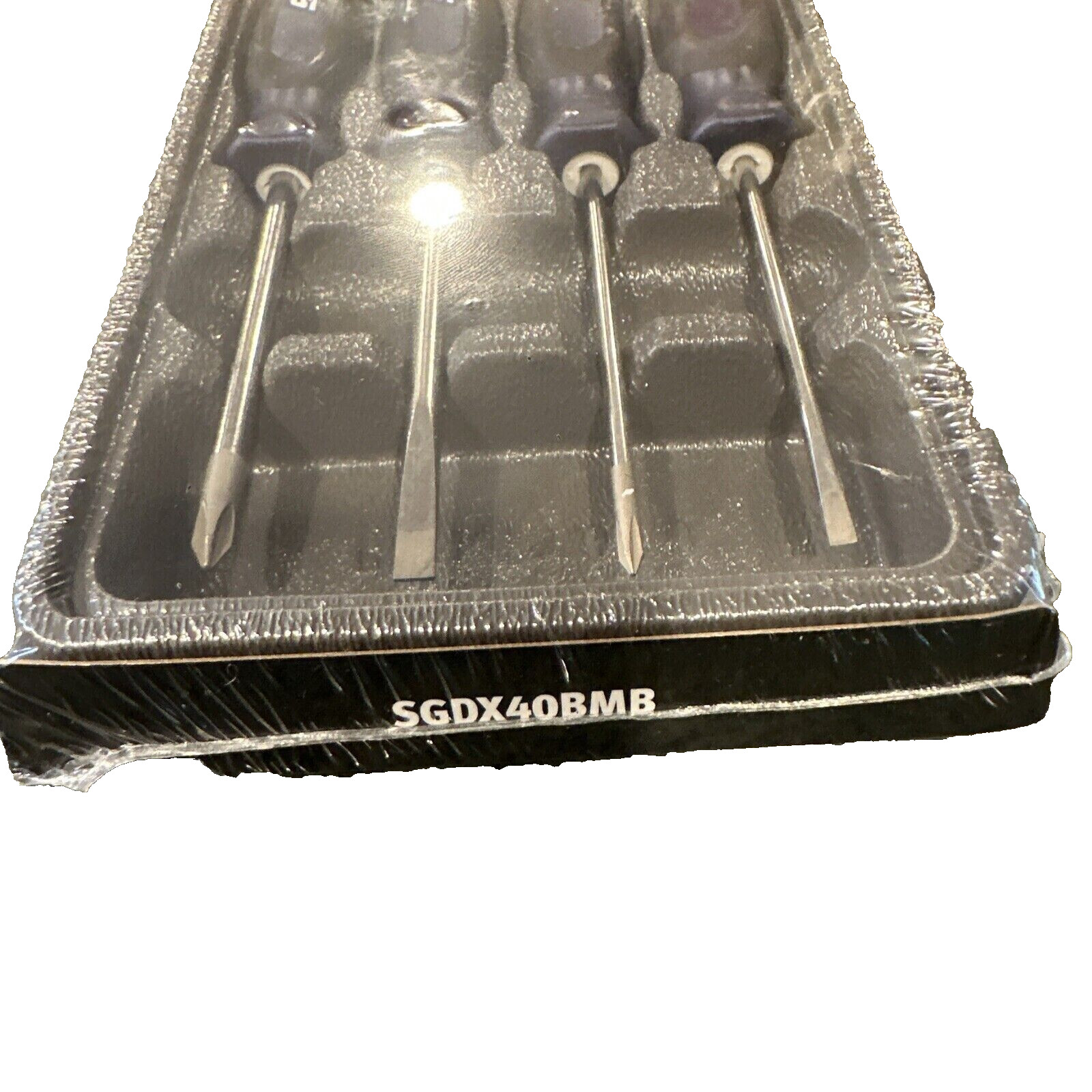 SNAP ON TOOLS SGDX40B MB 4Pc POWER BLUE Mini Tip Combination Screwdriver Set