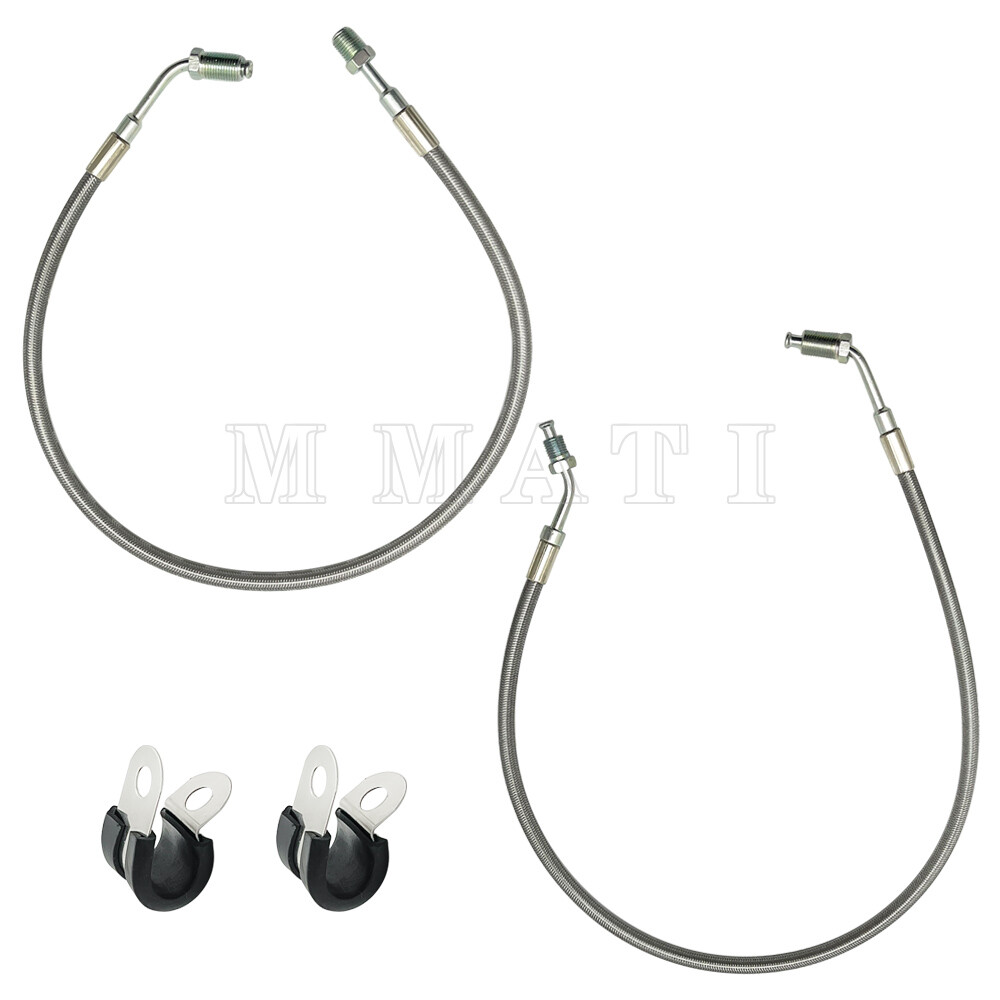 Front Left & Right Brake Line W/Fitting for Polaris Sportsman 400 500 600 700