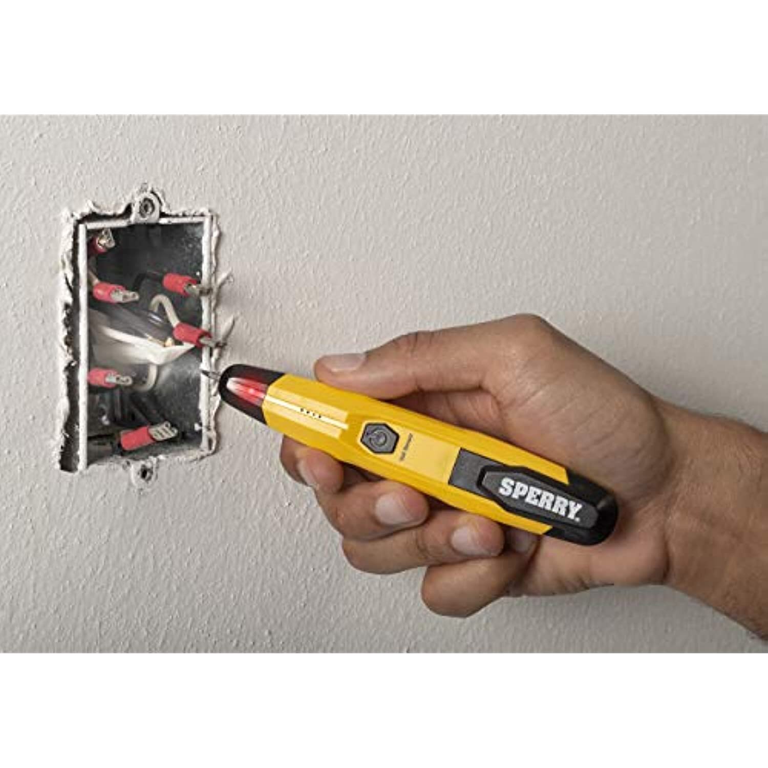 Sperry Instruments Voltage Detector with Flashlight Non-Contact Voltage Tester