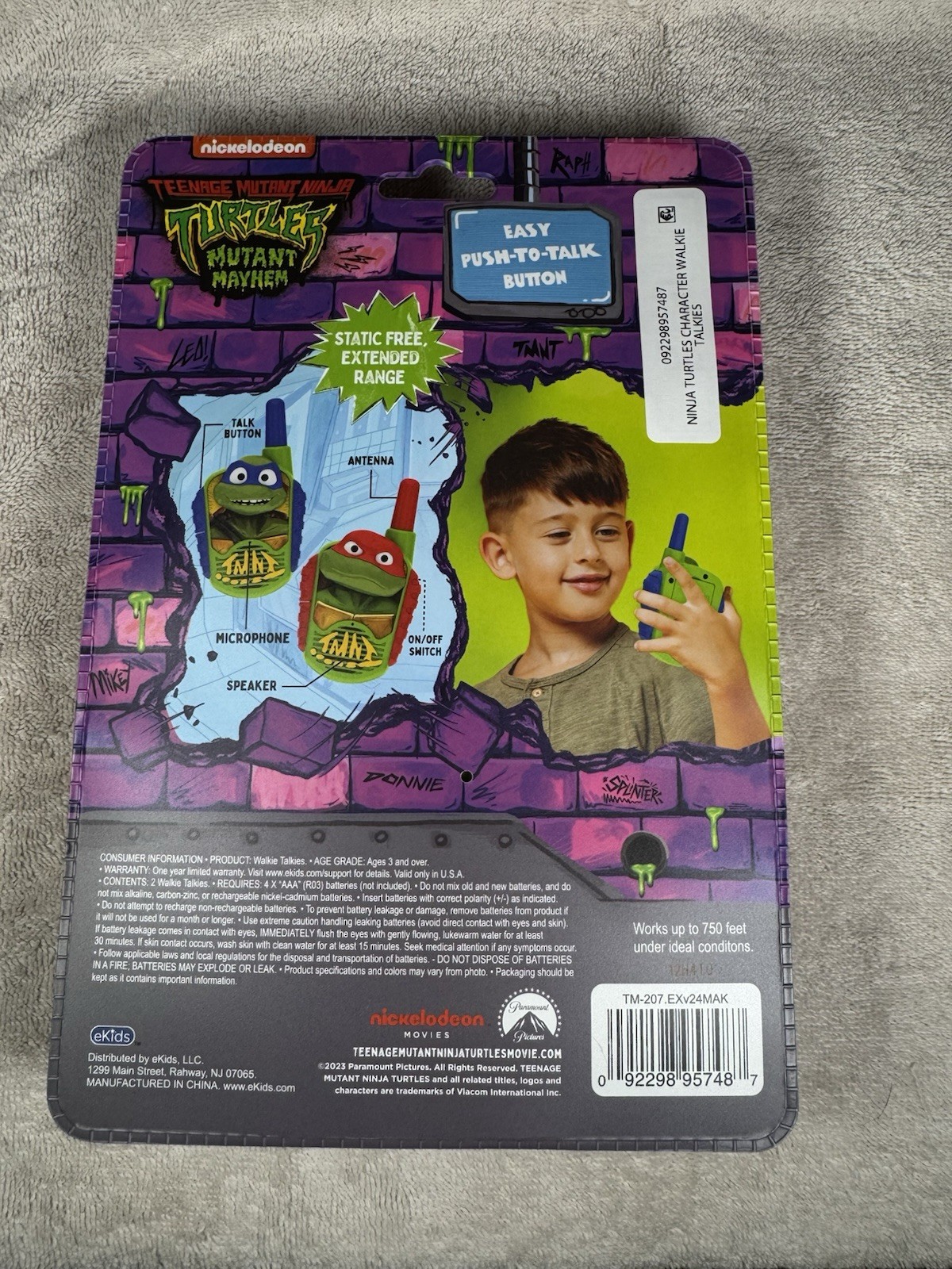 Teenage Mutant Ninja Turtles 🔥Mutant Mayhem Walkie Talkies Nickelodeon TMNT🔥