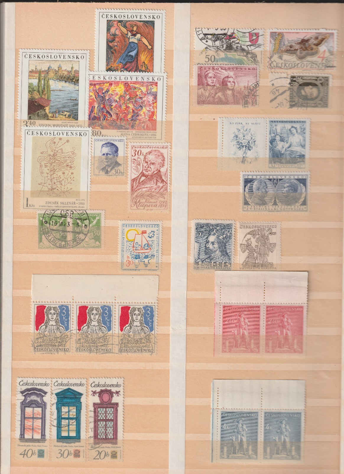 Old Czechoslovakia Stamps Mint/used Real scan.Read the description.