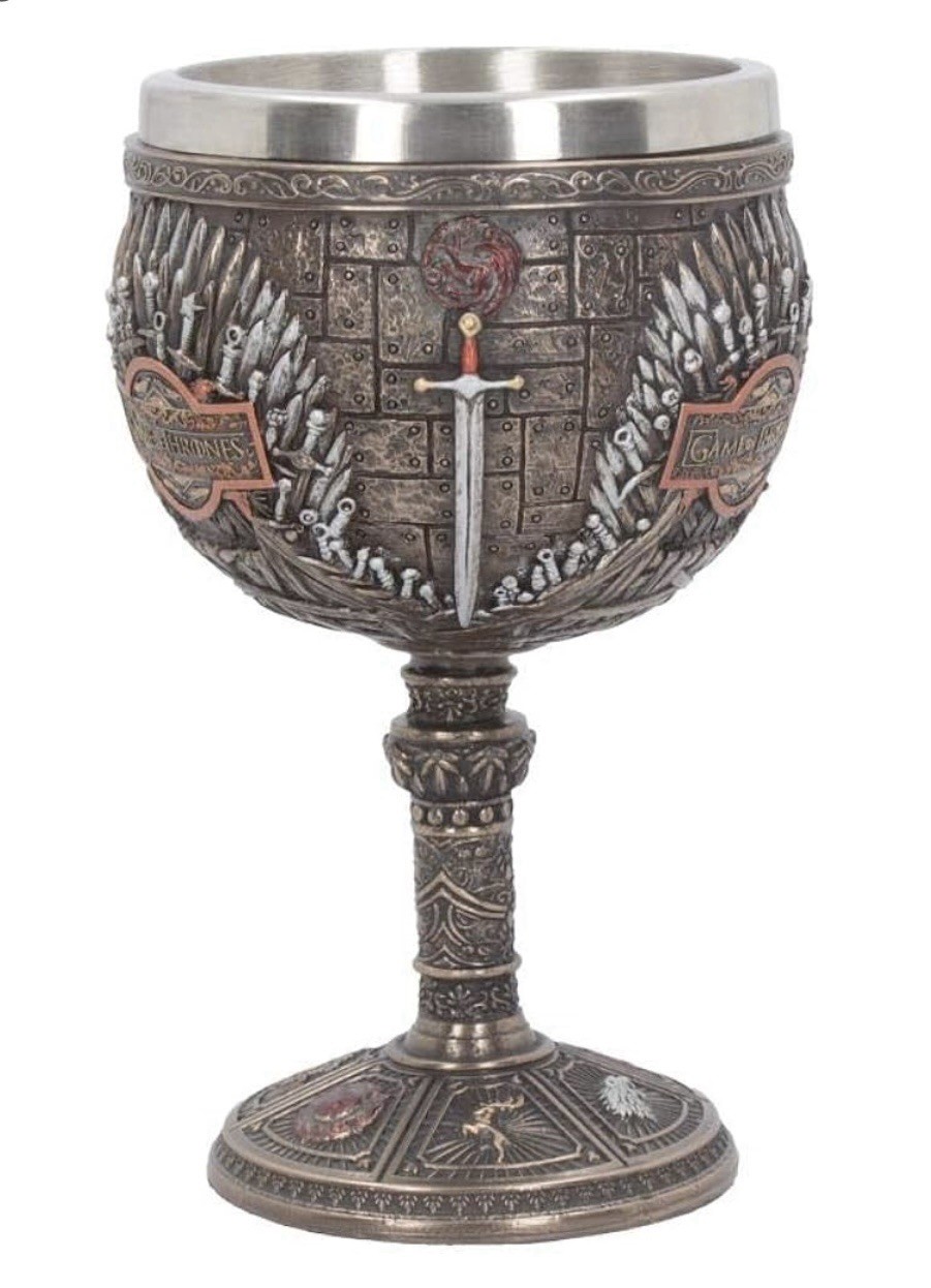 Game of Thrones Iron Throne Goblet New in Box Official Nemesis Now