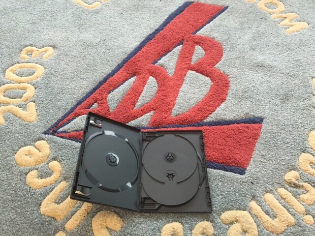 2 Top Quality Black 14mm QUAD 4 Disc DVD Case W/Booklet Clips DB14-4B FREE SHIP