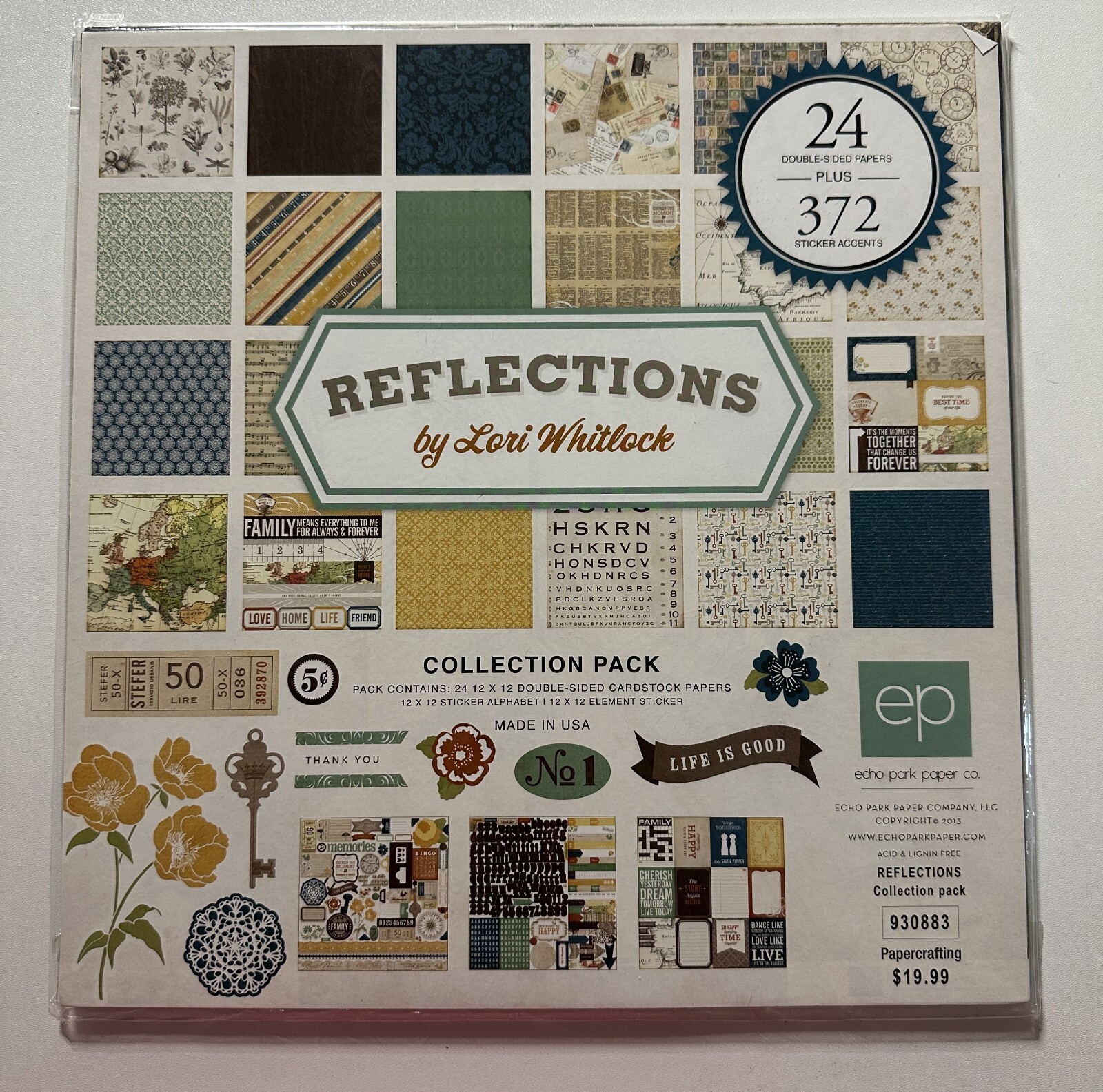 Echo Park 12 x 12 Paper Pack Multiple Variations Available-You Choose