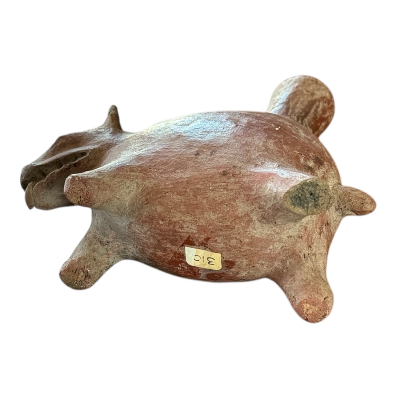 Pre-Columbian Colima Pottery Zoomorphic Dog Effigy Vessel, West Mexico