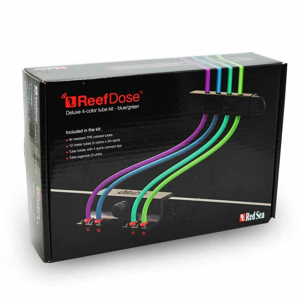 ReefDose Deluxe 4-Color Tube Kit (Blue/Green) - Red Sea