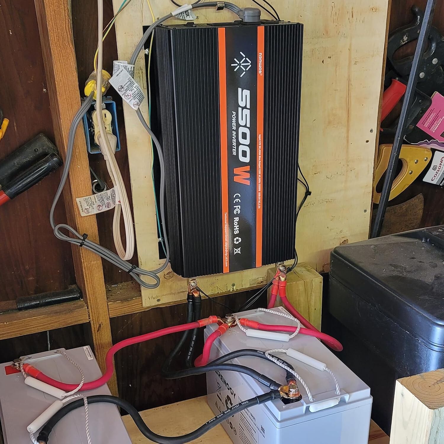 5500W Modified wave car inverter for Truck RV power inverter 12V to 110V/120V