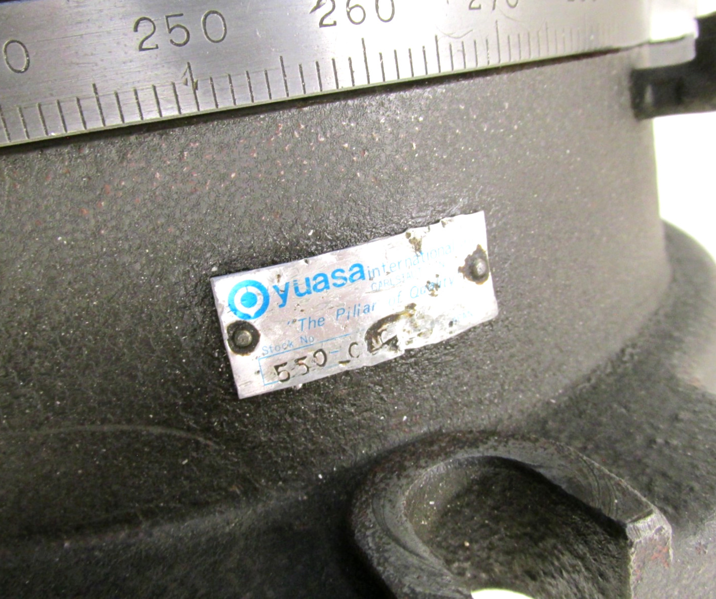 YUASA 10" HORIZONTAL / VERTICAL ROTARY TABLE - #550-050