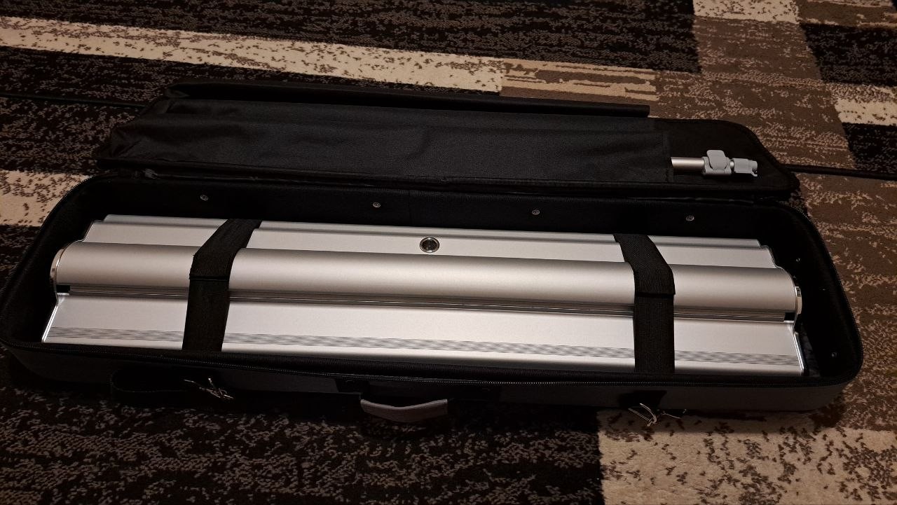 Retractable Banner Stand 33" x 80" – Aluminum – Trade Show Display w/ Carry Case