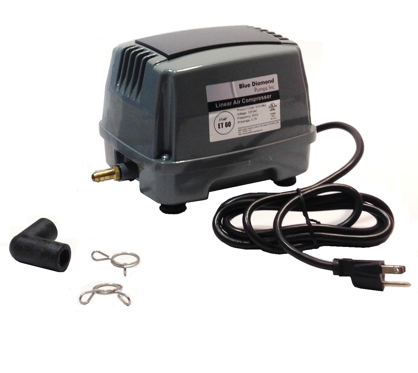 BLUE DIAMOND ET Series Air Pump/Compressor Septic Air/Aerator-HIBLOW Replacement