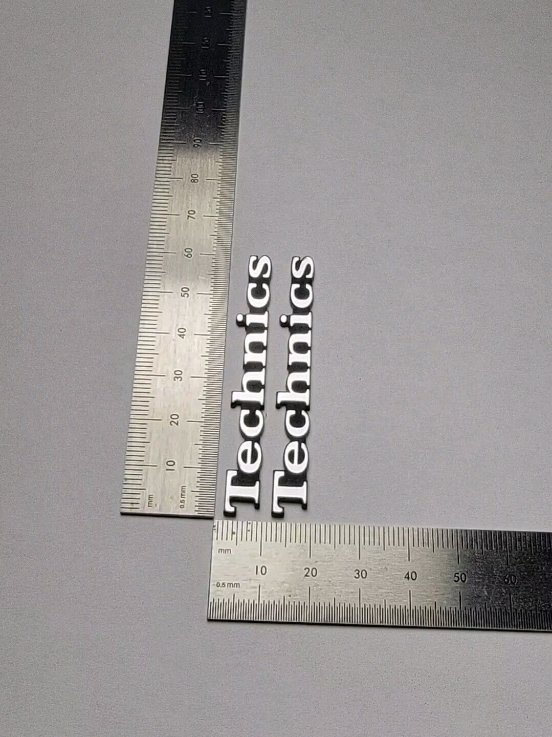 Technics Speaker Badge Logo Emblem Pair