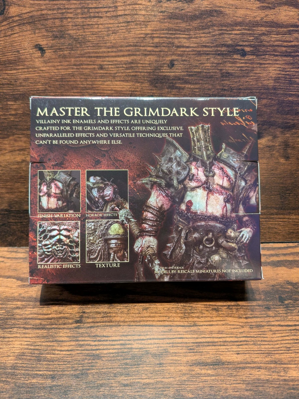 Villainy Ink: Flesh Core Set I — 4 Enamel Washes NEW