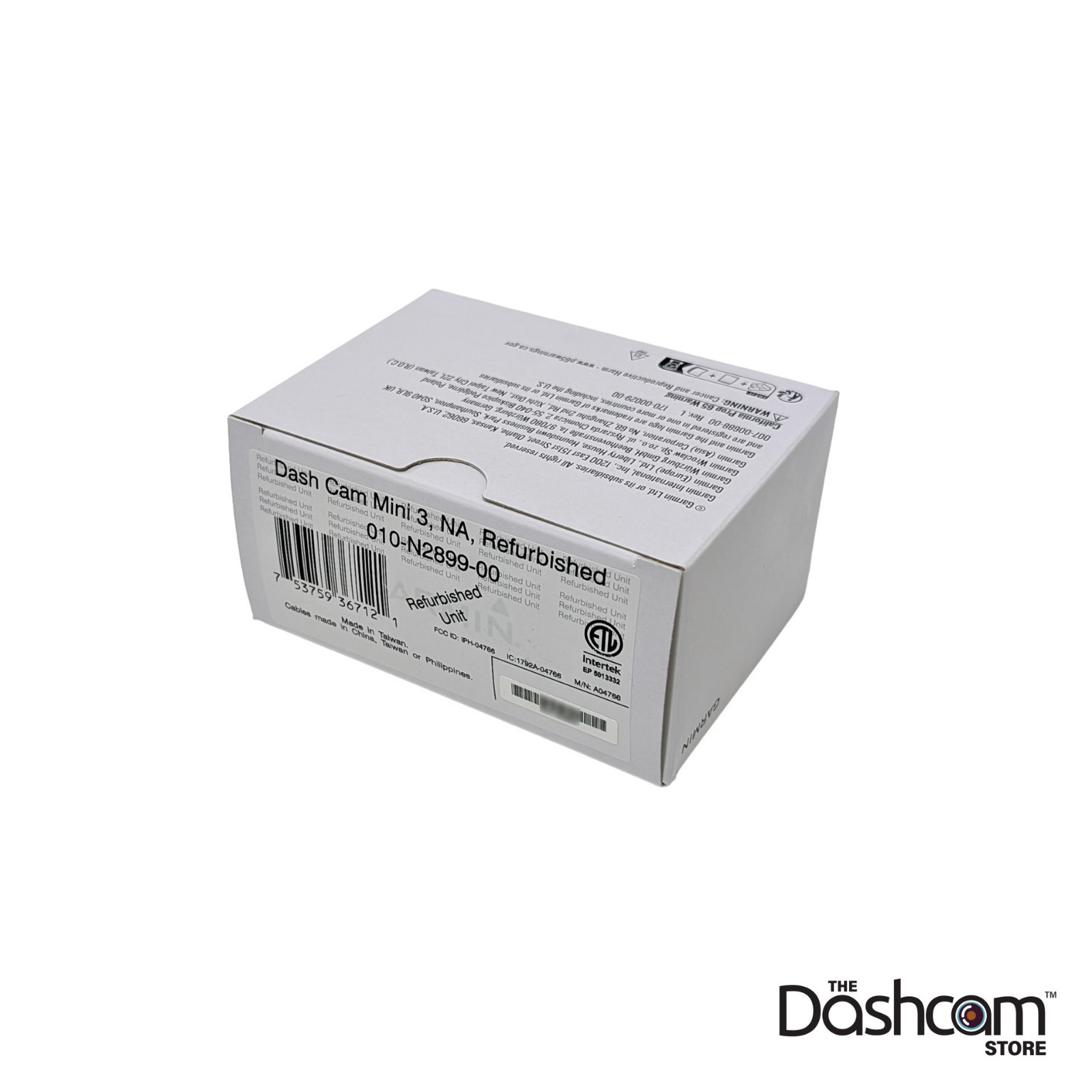 Garmin Mini 3 1080p Ultracompact Dash Cam (RENEWED)