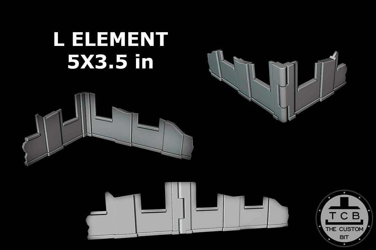 3D Terrain Set - Foldable - Chapter Approved 2025 Tournament Ready